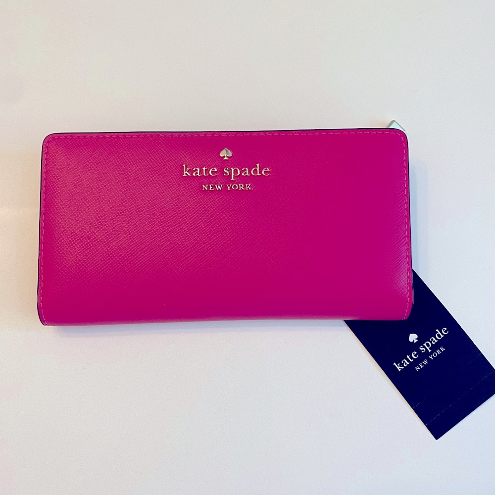 Kate Spade Wallet - Deep Hibiscus